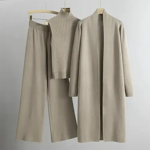 Adalaide | Ensemble D'hiver Trois Pièces légant Pour Femmes | Chaud