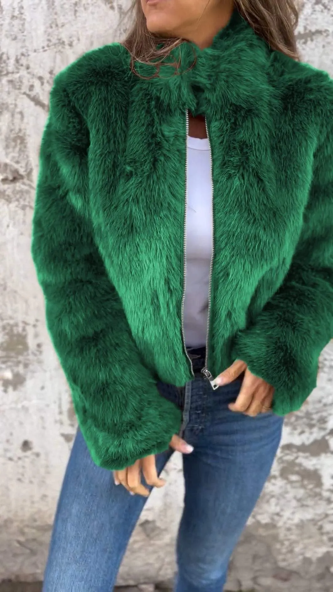 ADELINE| Manteau en fourrure haut de gamme pour femme