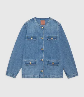 ANINE BING Partager  Veste Janet Atlantic Blue  