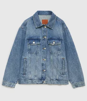 ANINE BING Partager  Veste Rory Washed Blue  