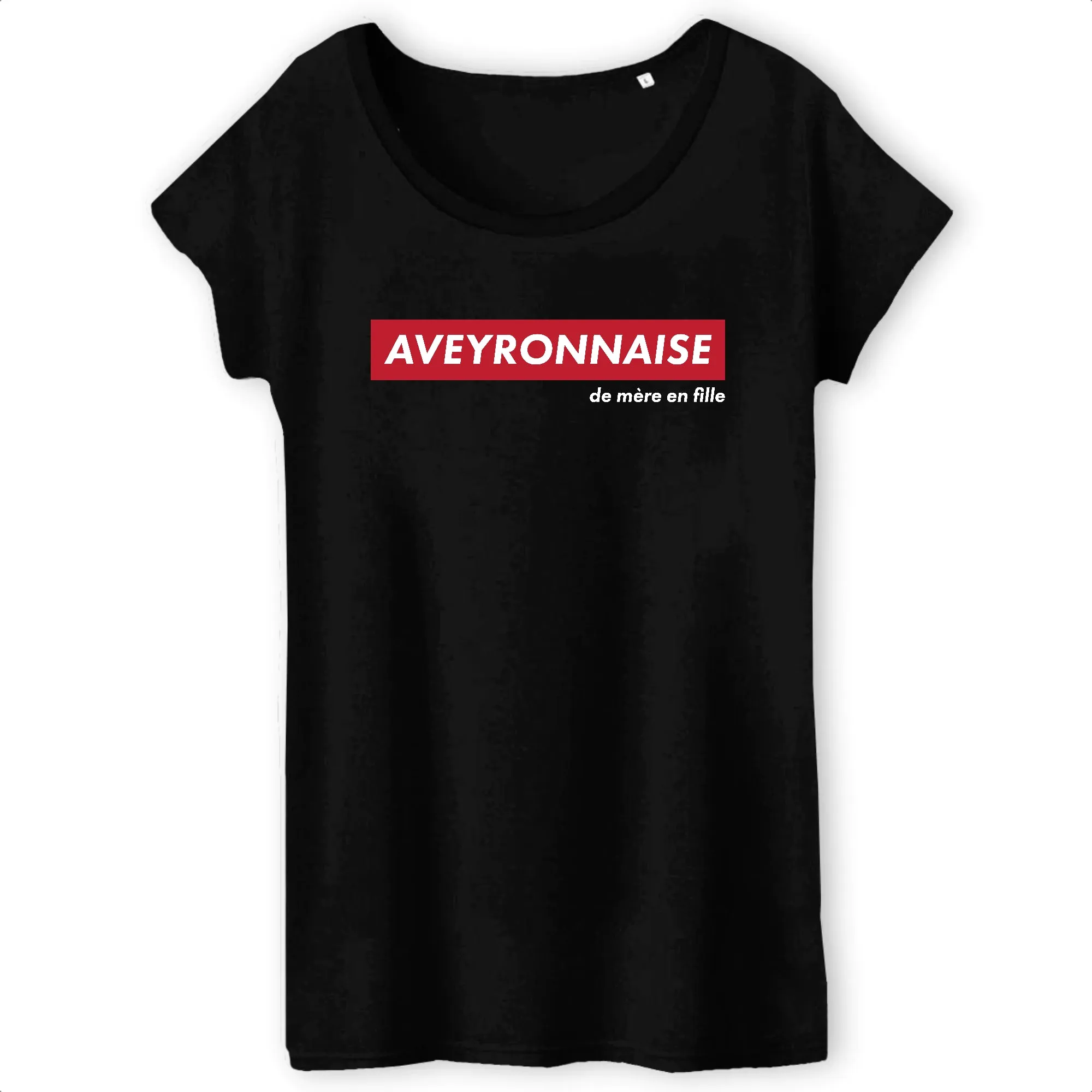 Aveyronnaise de mère en fille - T-shirt femme coton bio imprimé dans le Midi