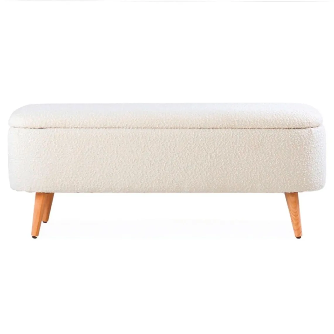Banquette Coffre et Bouclette Naturel | 3 Suisses