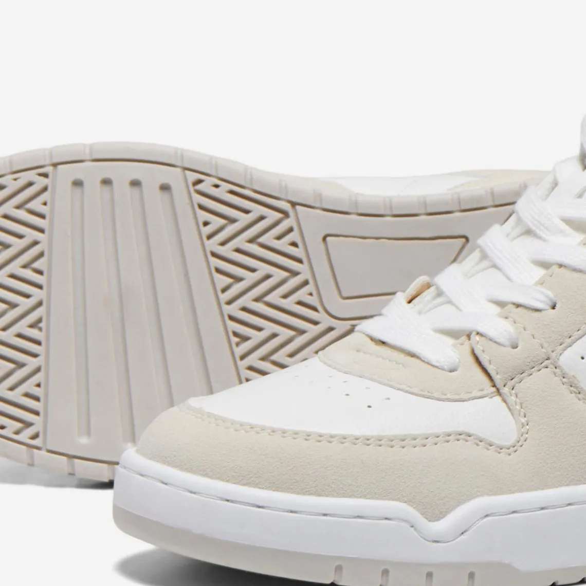 Baskets femme Hauteur cheville Bout rond beige | 3 Suisses