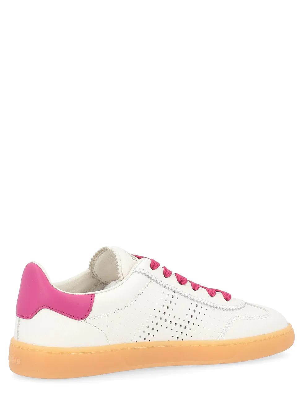 Baskets Hogan Blanc froid et fuchsia