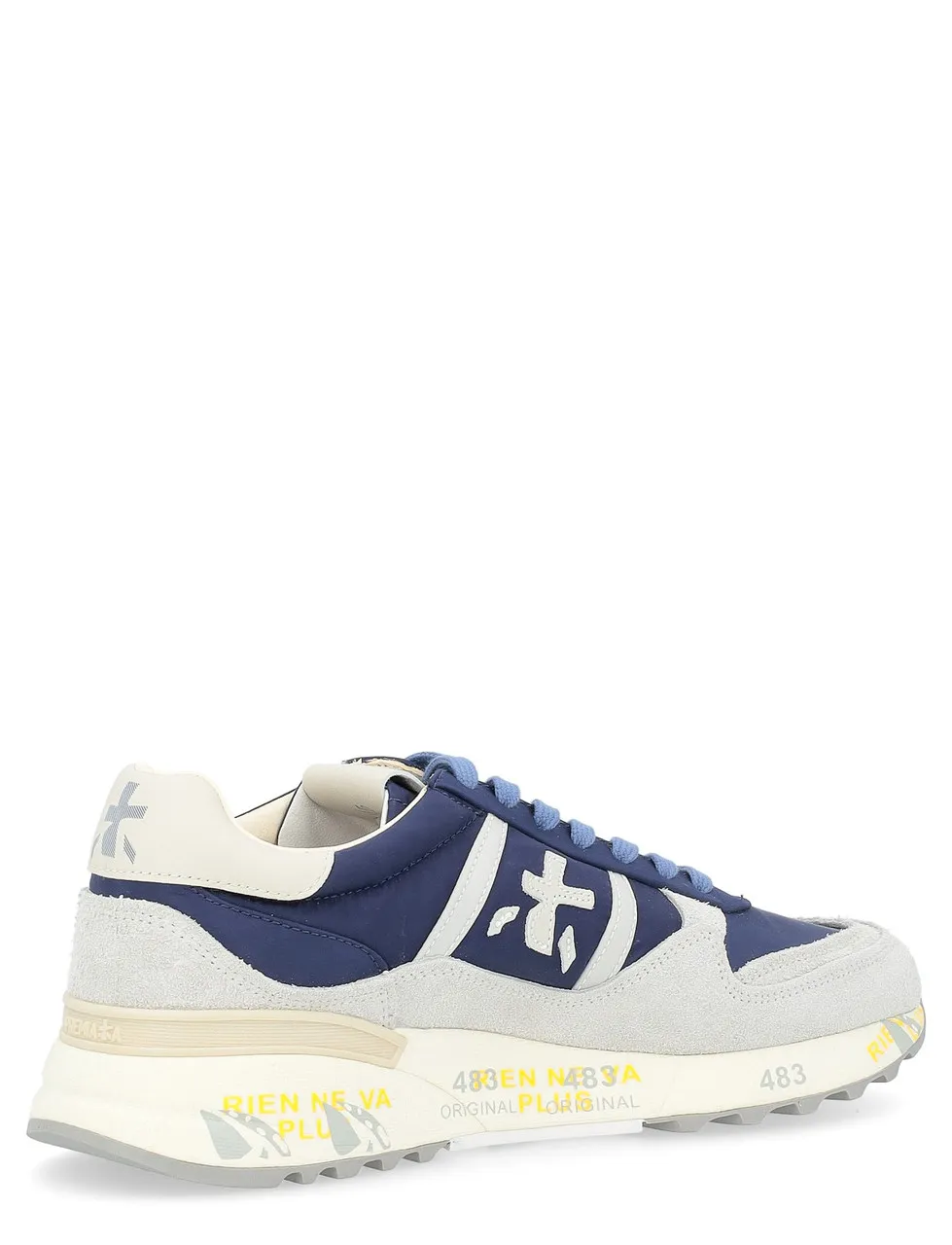 Baskets Premiata Landeck bleu et blanc