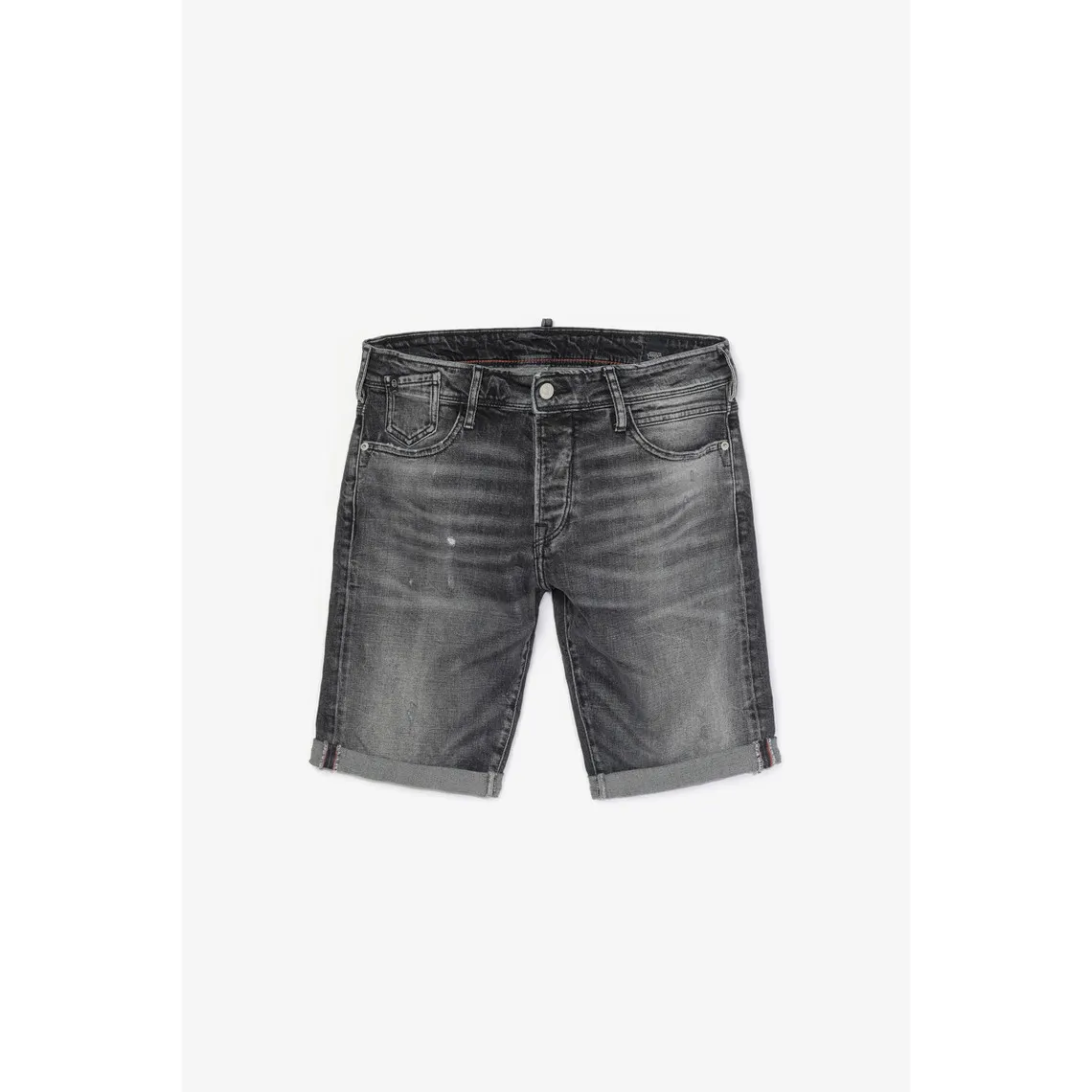 Bermuda short en jeans LAREDO noir Le Temps des Cerises - Bermuda / Short Homme sur MenCorner