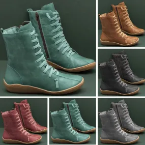 Bianci | Bottes longues vintage à lacets