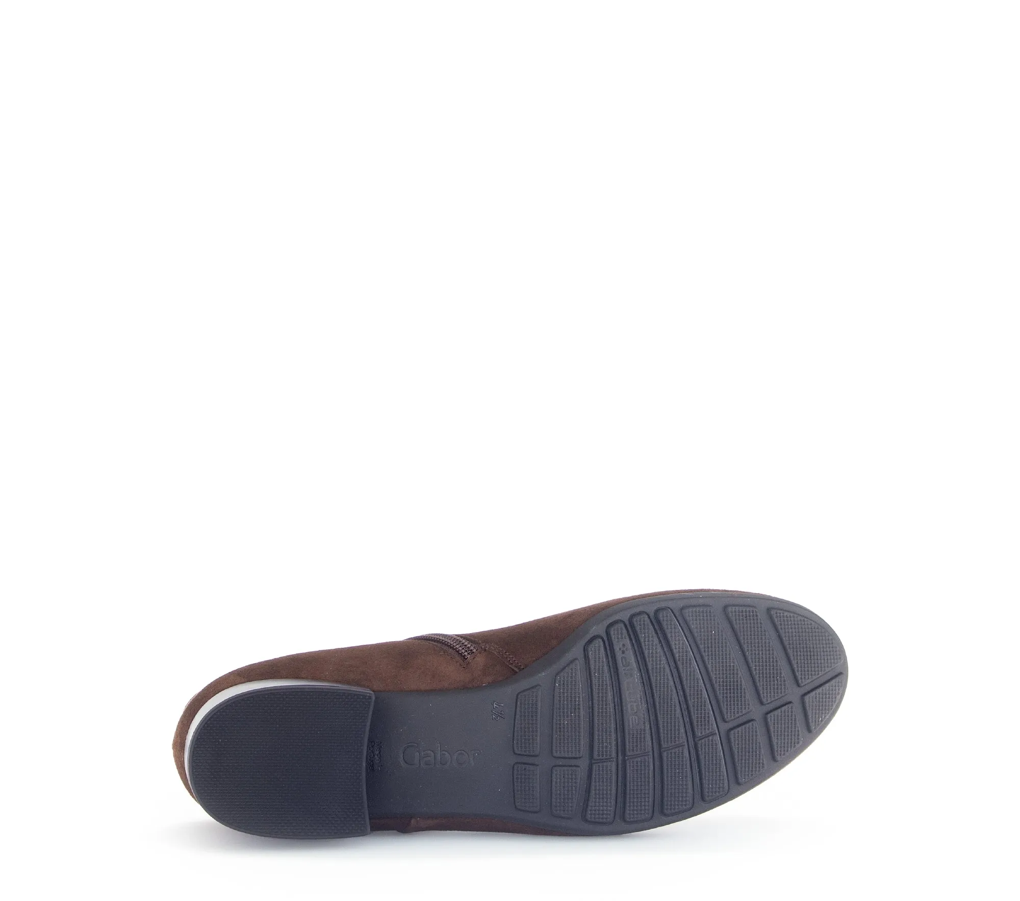 Bottines cognac en velours