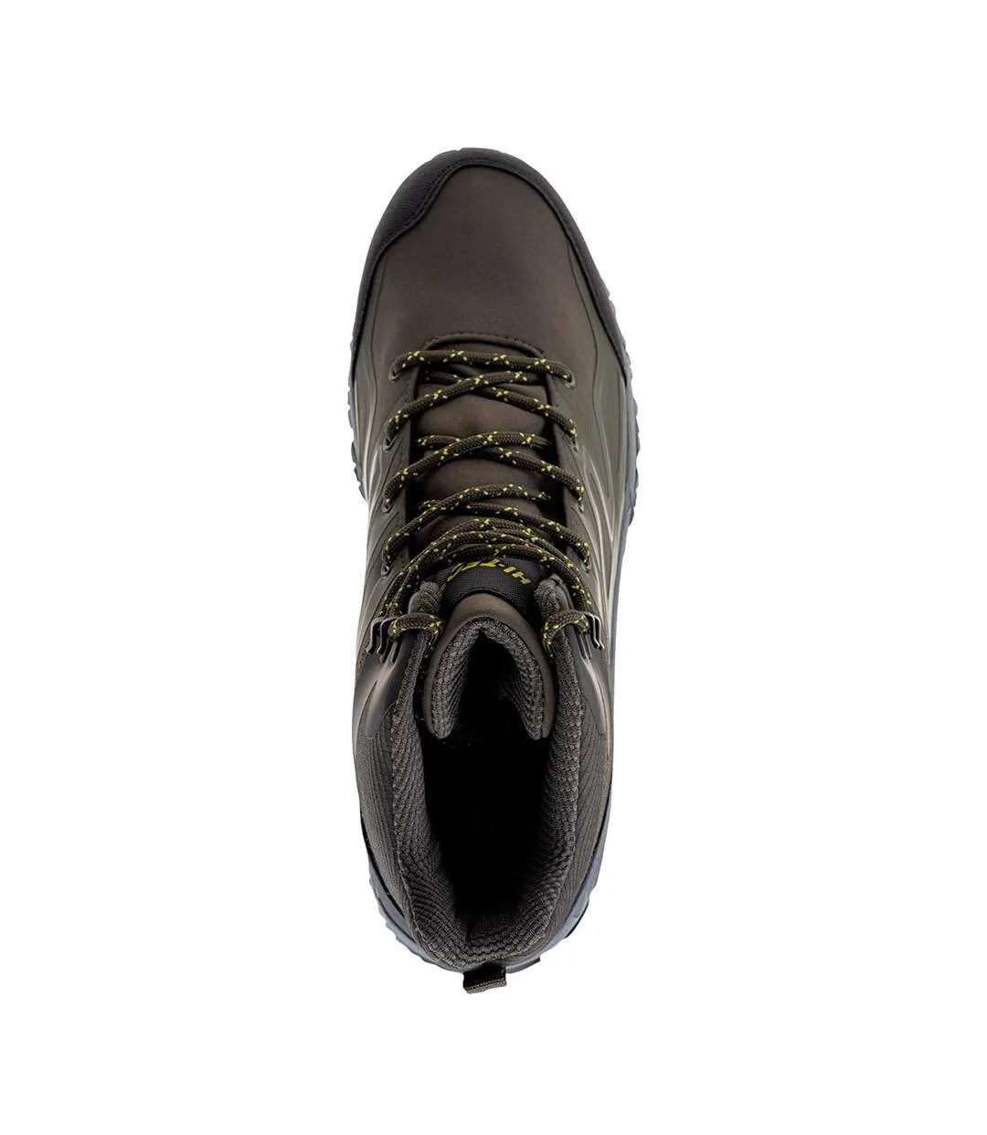 Bottines de marche hendon homme kaki / noir / vert clair Hi-Tec