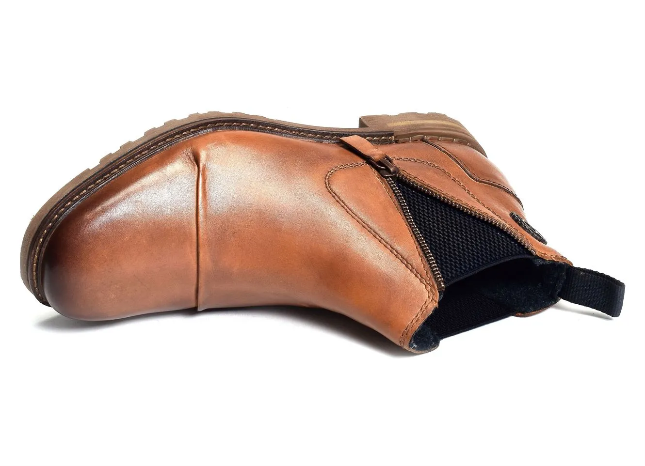 bottines et boots Bugatti  Vittore a0u36 cognac 