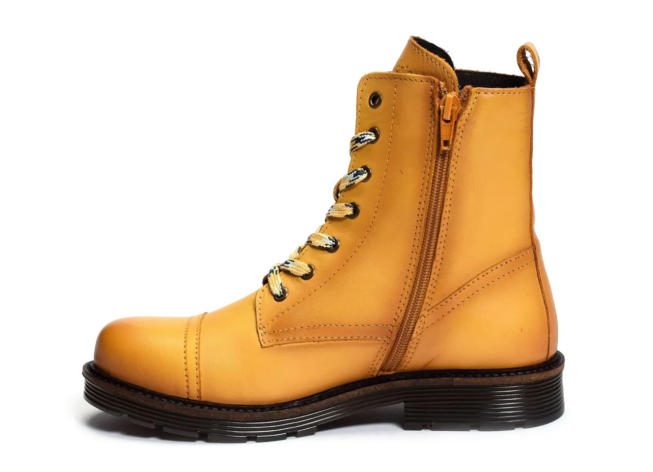bottines et boots Coco abricot  Pellevoisin jaune 