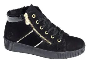 bottines et boots Rieker  Y6416 noir 