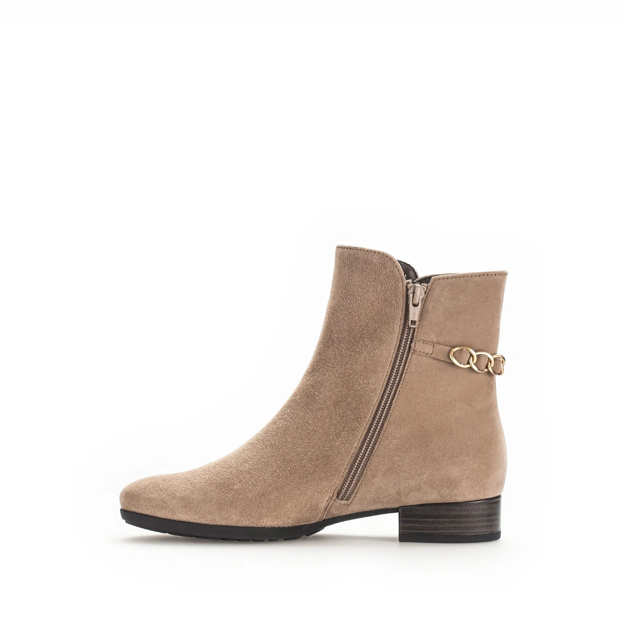 Bottines sable en velours
