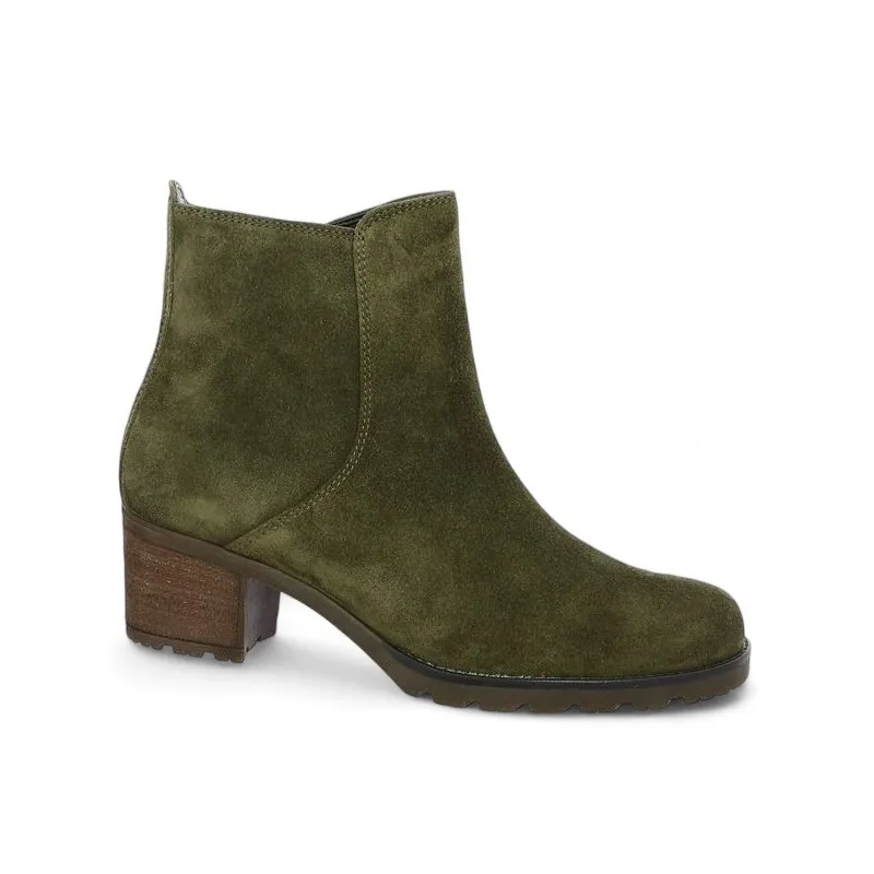Bottines vert kaki bout rond Gabor KEIKO