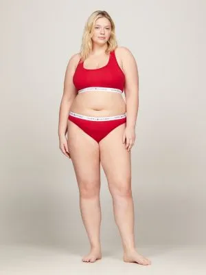 Bralette Tommy Icons Curve sans rembourrage | RED | Tommy Hilfiger
