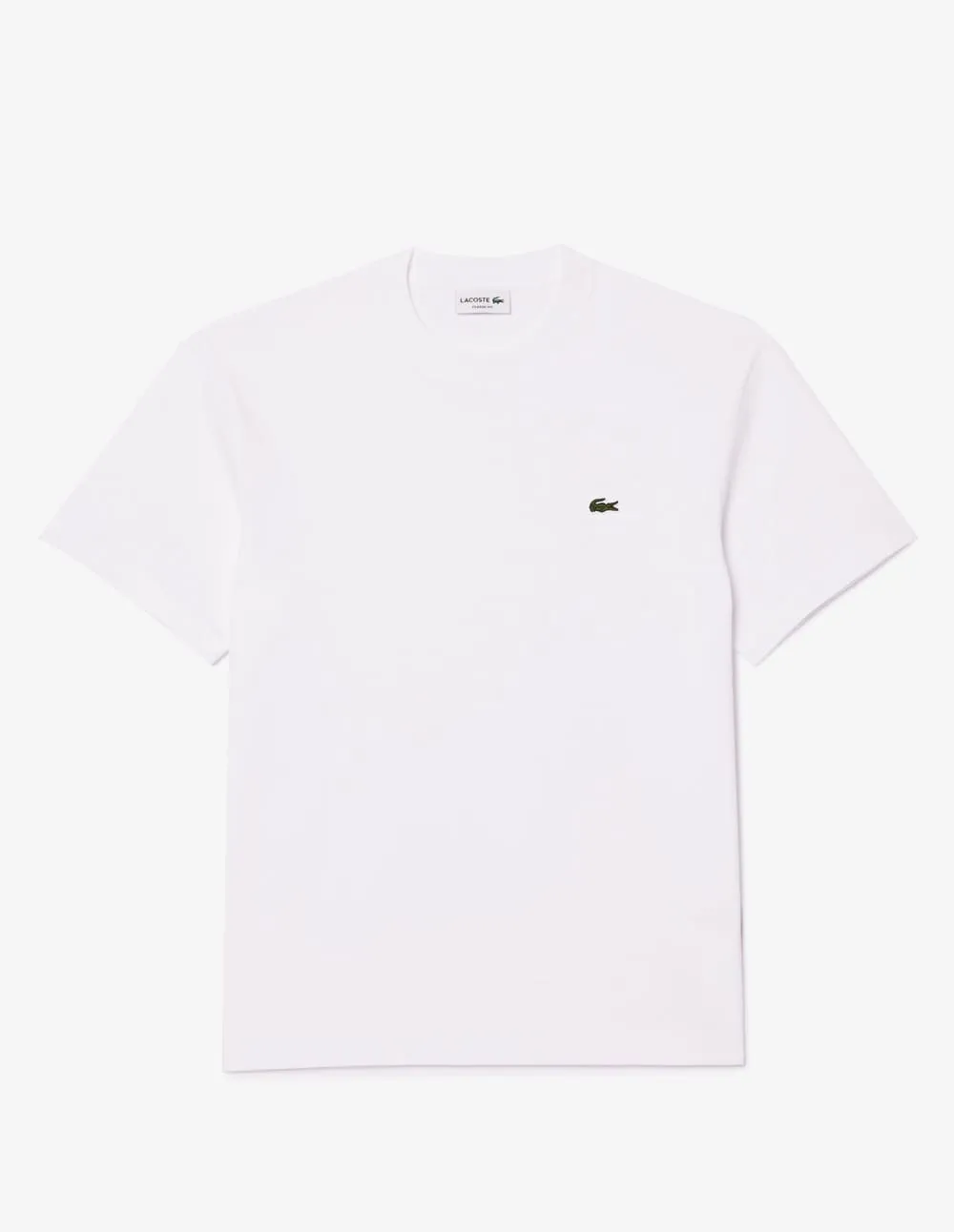 Camiseta Lacoste con Logo Blanca Hombre