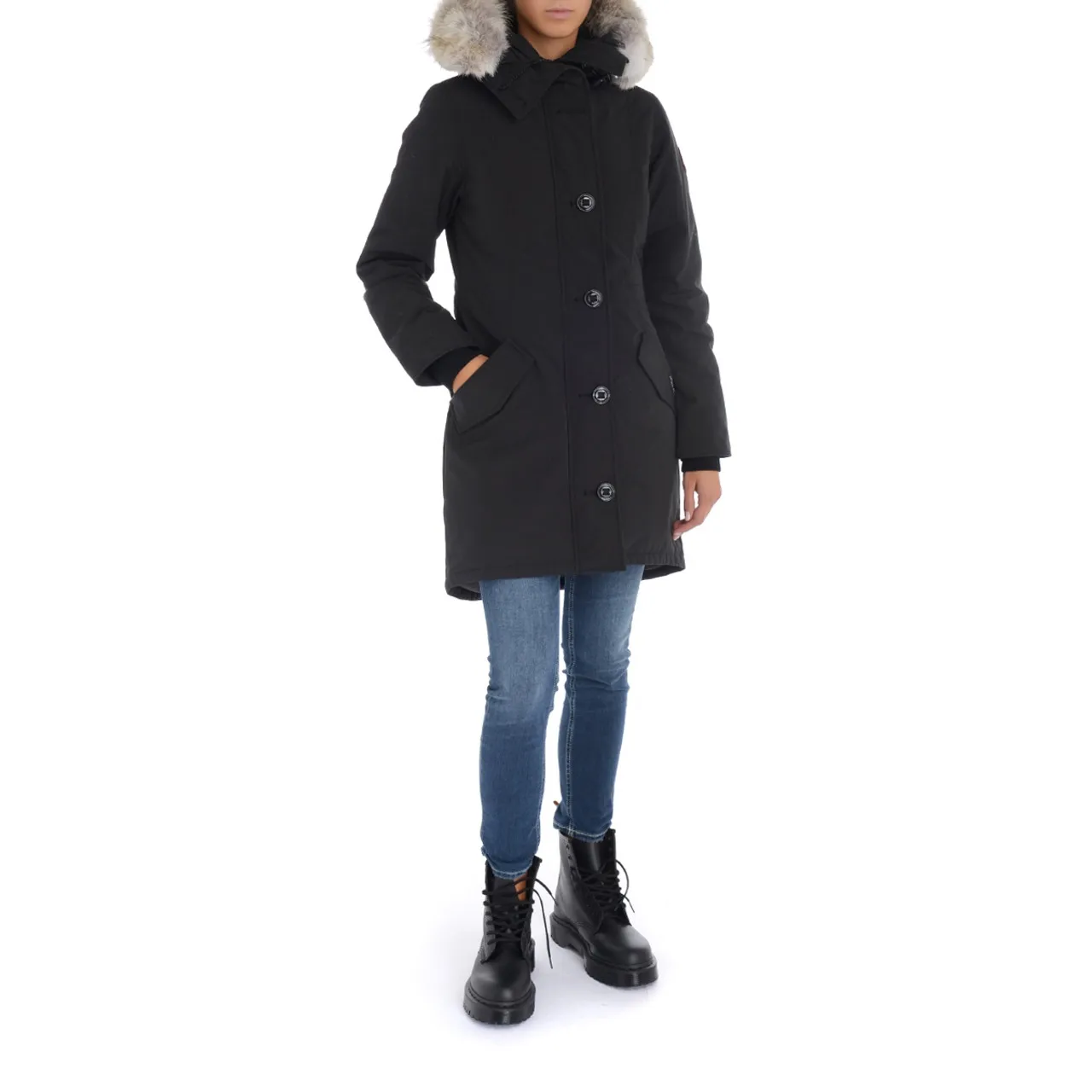 Canada Goose Parka Rossclair en tissu technique noir