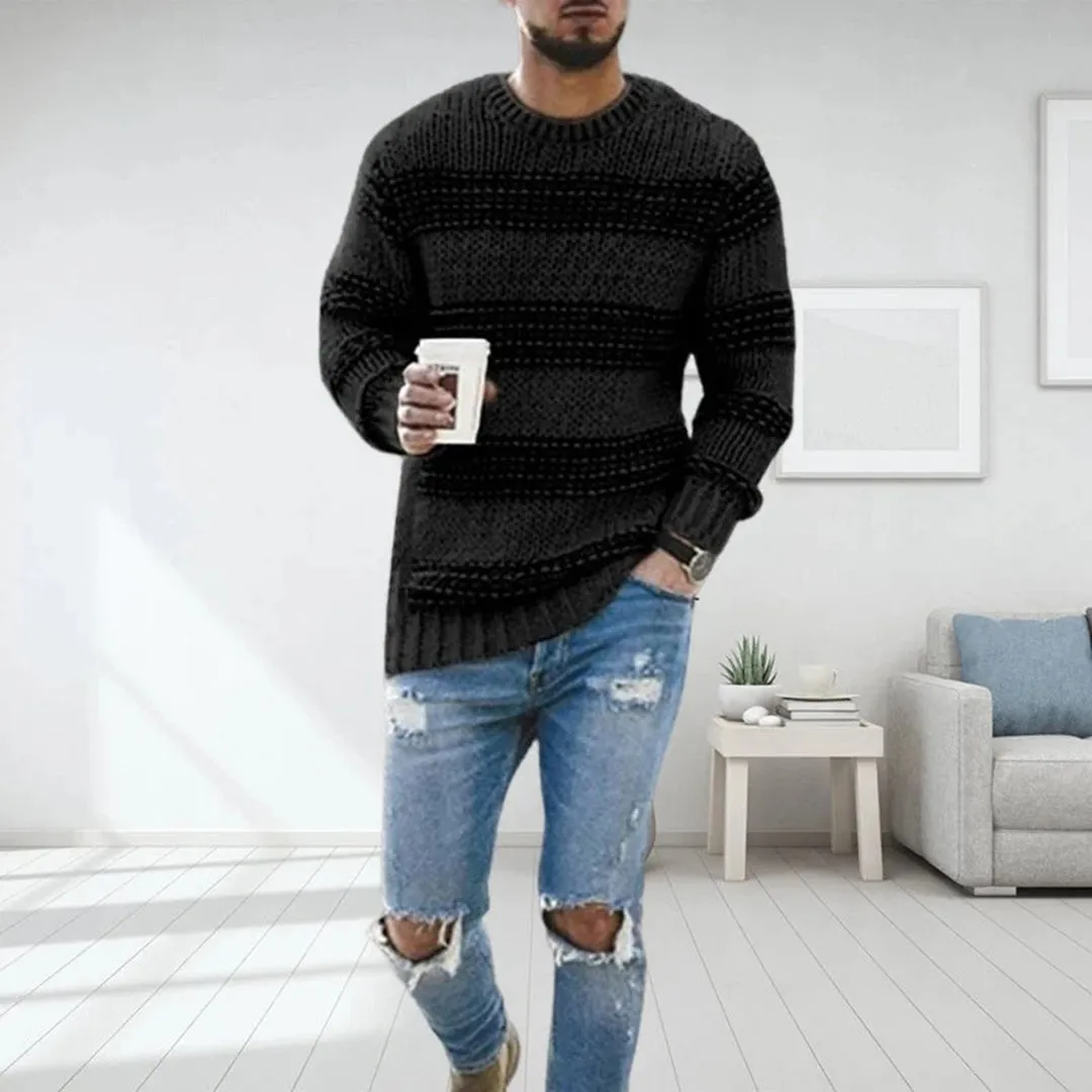 Carlo - Pull en tricot doux pour hommes