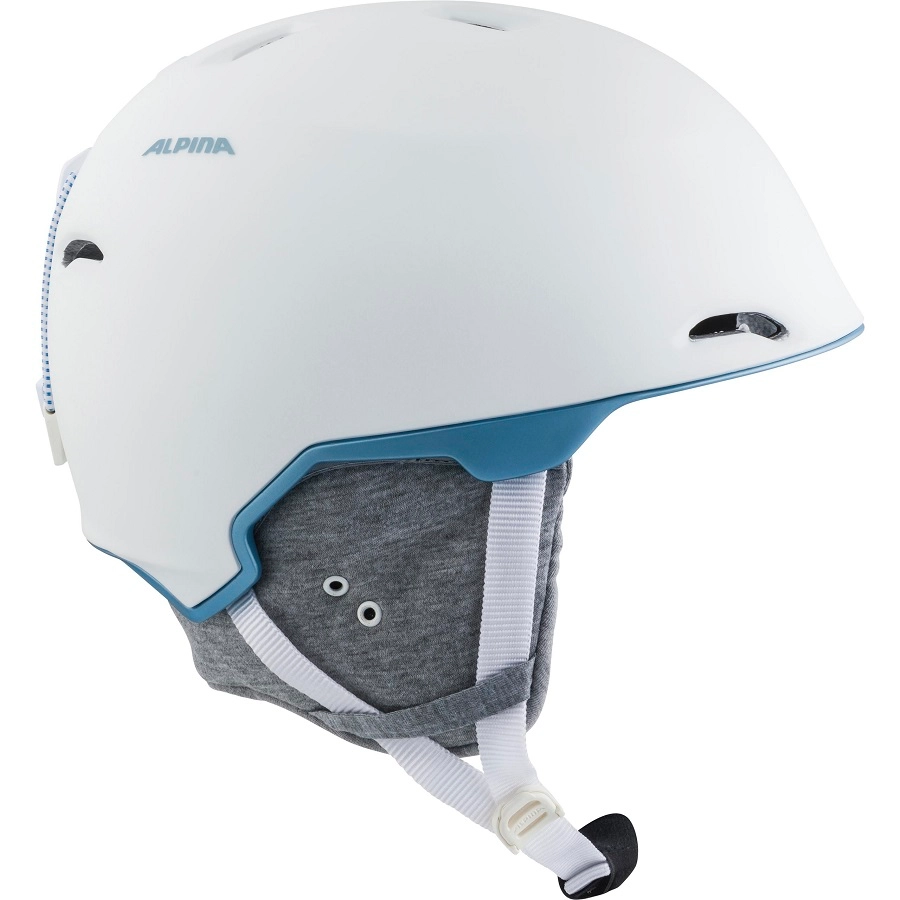Casque de Ski Alpina Unisex Maroi White Skyblue Matt