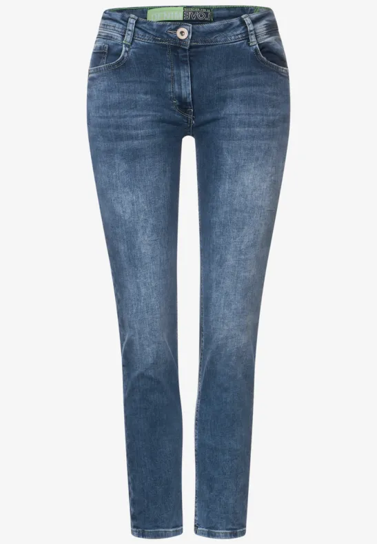 CECIL Jean coupe ample en longueur 3/4  - Style SCARLETT