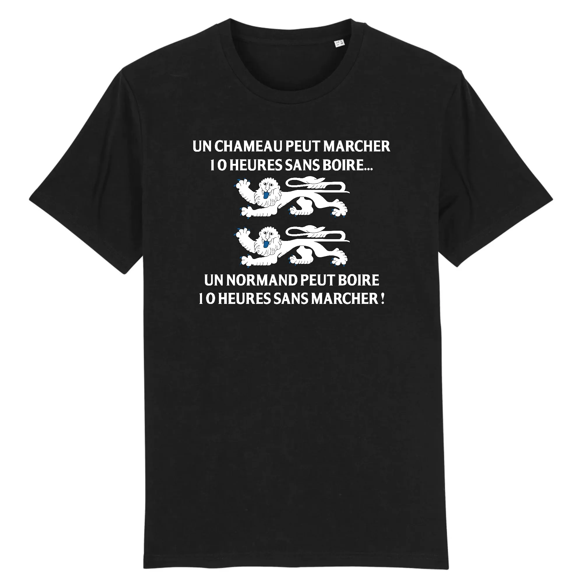 Chameau Normand - T-shirt unisexe coton bio imprimé FR