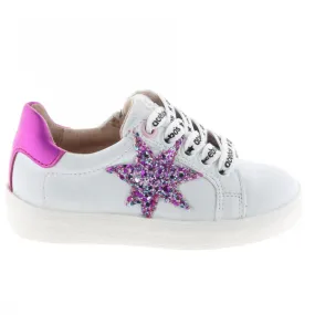 Chaussures blanche et fushia pour enfants Acebos | Petites Fripouilles