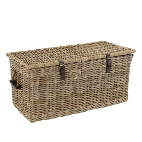 Coffre de rangement en kubu naturel KALLY | 3 Suisses
