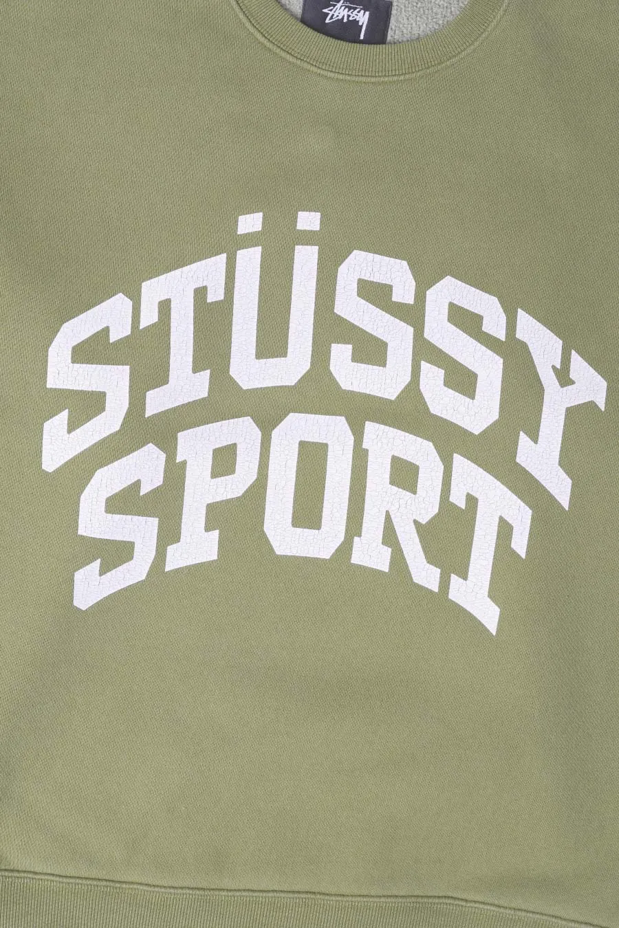 CREWNECK BIG CRACKLE SPORT VERT FONC