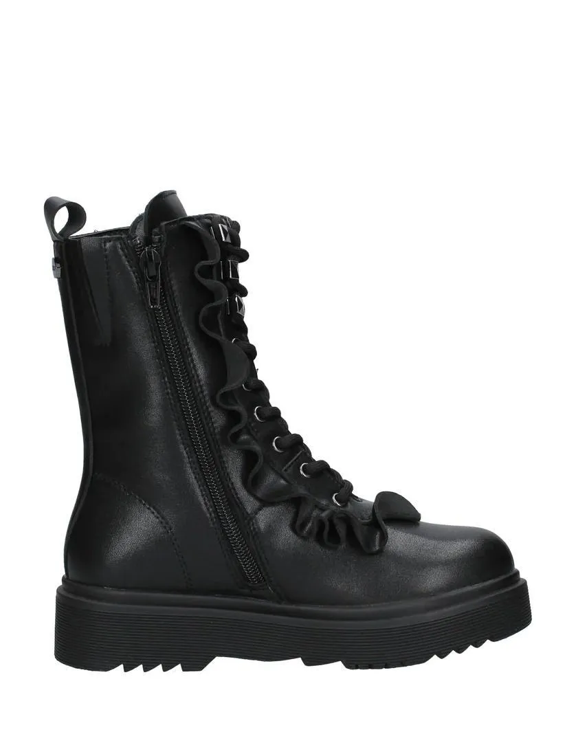 Cult Slash 0054 Kids Bottines À Clous Et Volants Noir - Achetez À Prix Outlet!