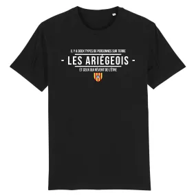 Deux types, les Ariégeois - T-shirt cadeau coton bio - Imprimé dans le Midi