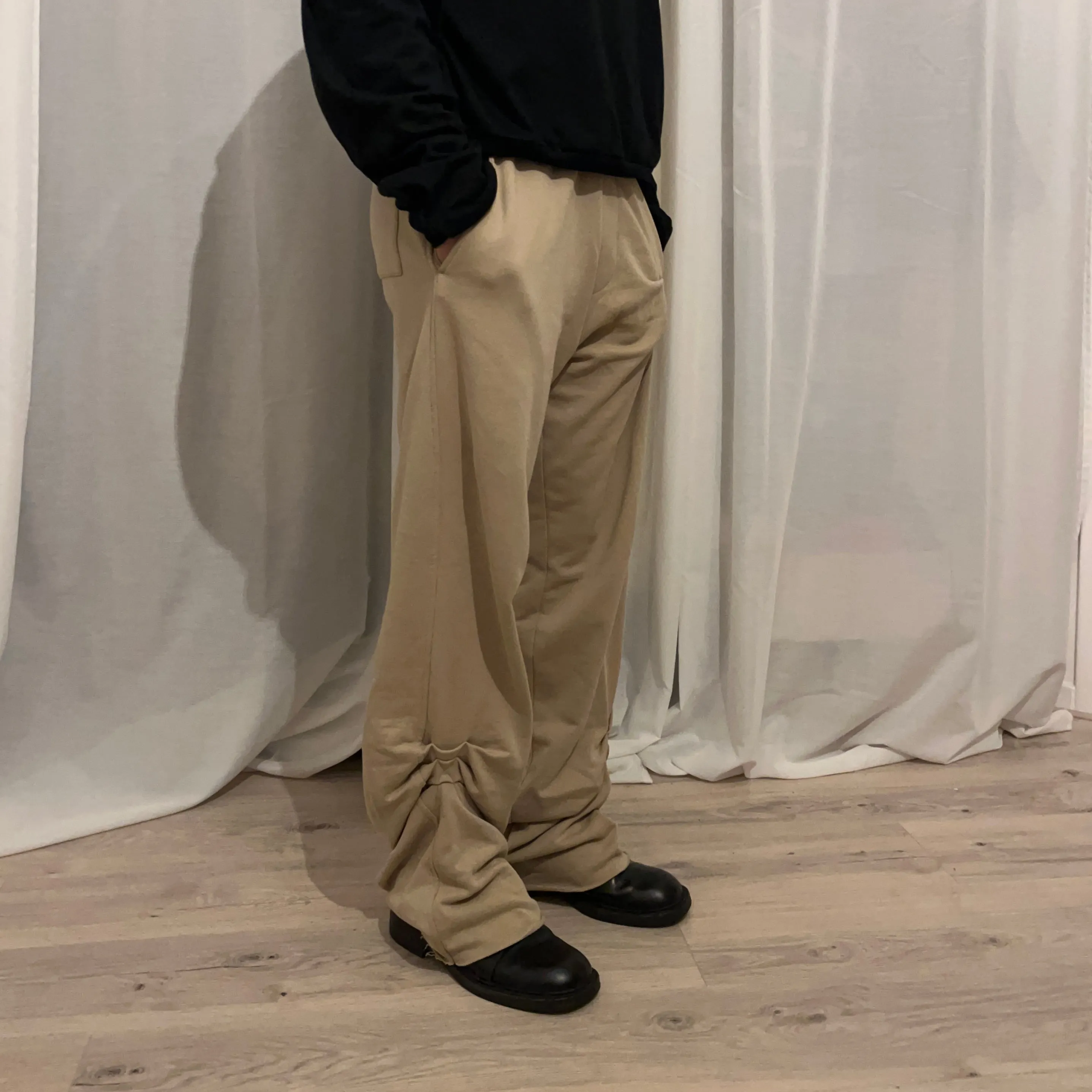 Dries Van Noten Distorted Sweat Pants Grey
