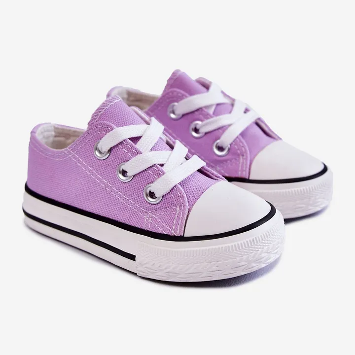 FR1 Baskets classiques pour enfants Violet Filemon