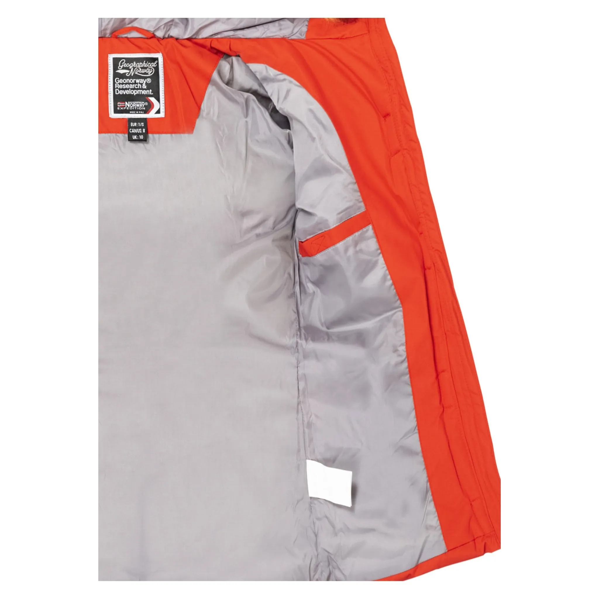 Geographical Norway Crown Femme - Parka Rouge