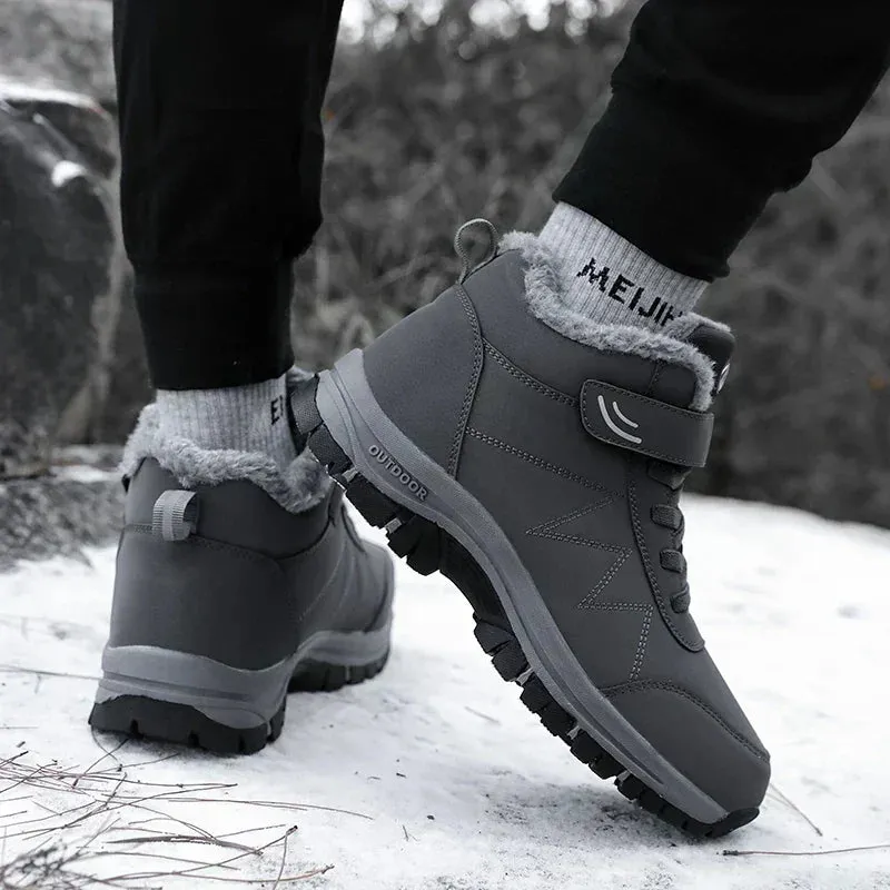 Hommes - Baskets d'hiver Imperméables - Confort et Style - Chaussures 