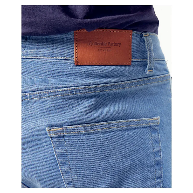 Jean Jacky slim bleu jean en coton bio - L34