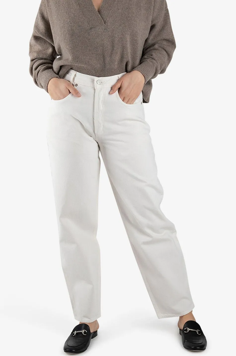 Jean Tapered High Rise Baggy Drum