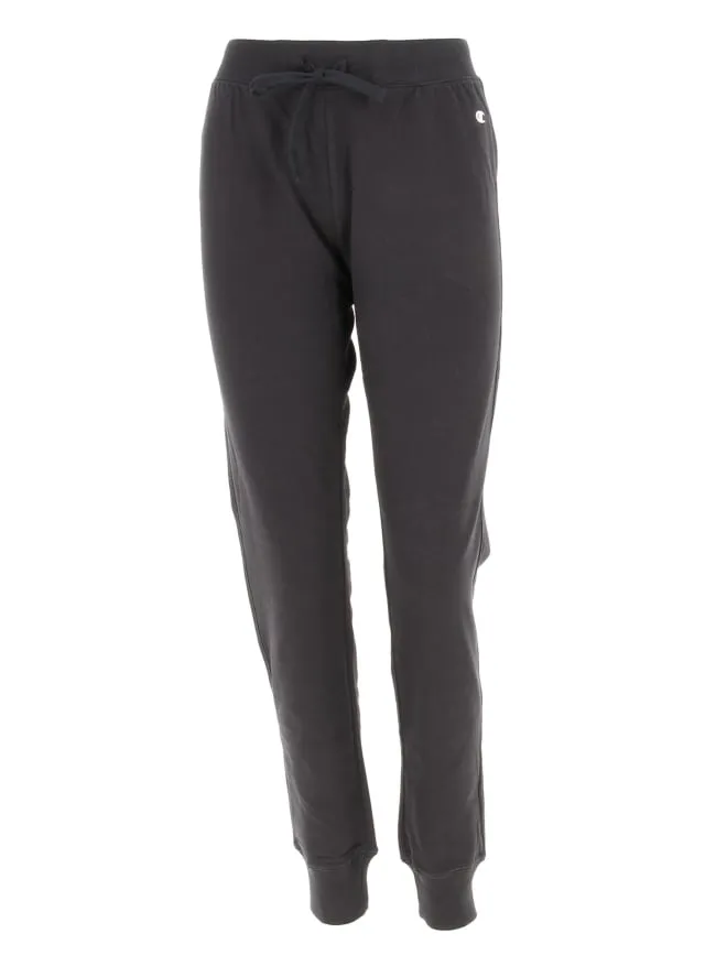 Jogging rib cuff noir femme - Champion | wimod