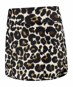 Jupe Deblon Femme Bobby Skirt Leopard Off White