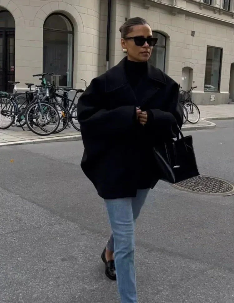 Karine | Manteau Oversize en Laine