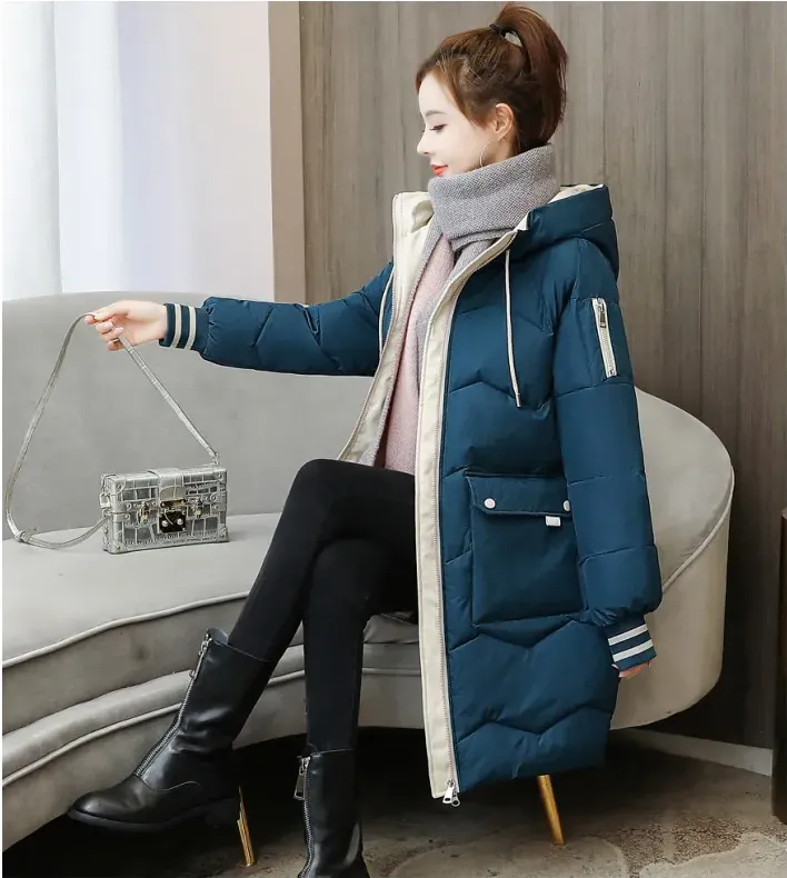 Katja | Manteau d'hiver long et bouffant pour femmes