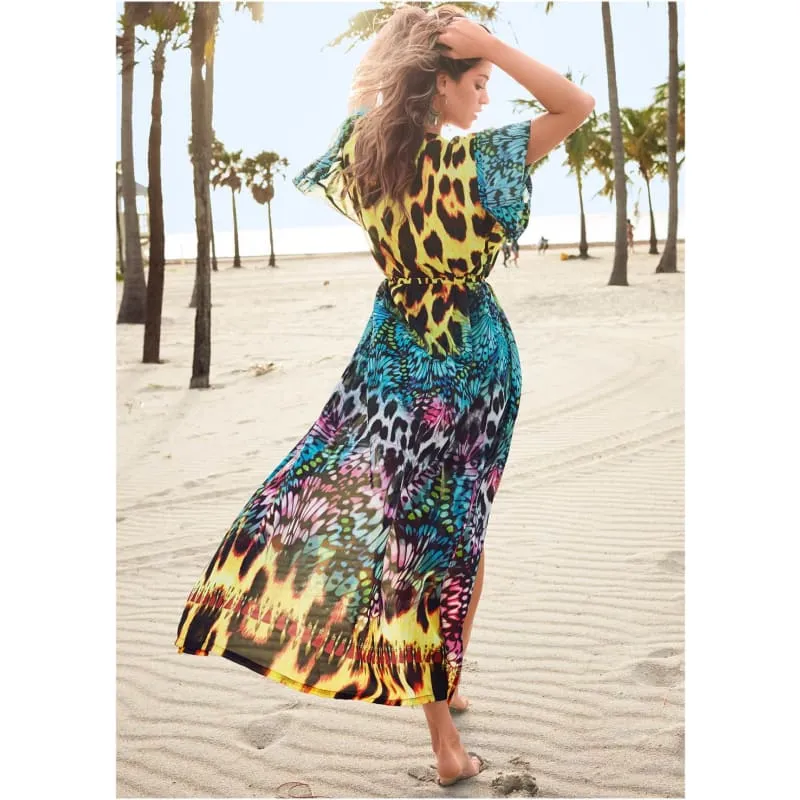 Kimono chic femme style savane