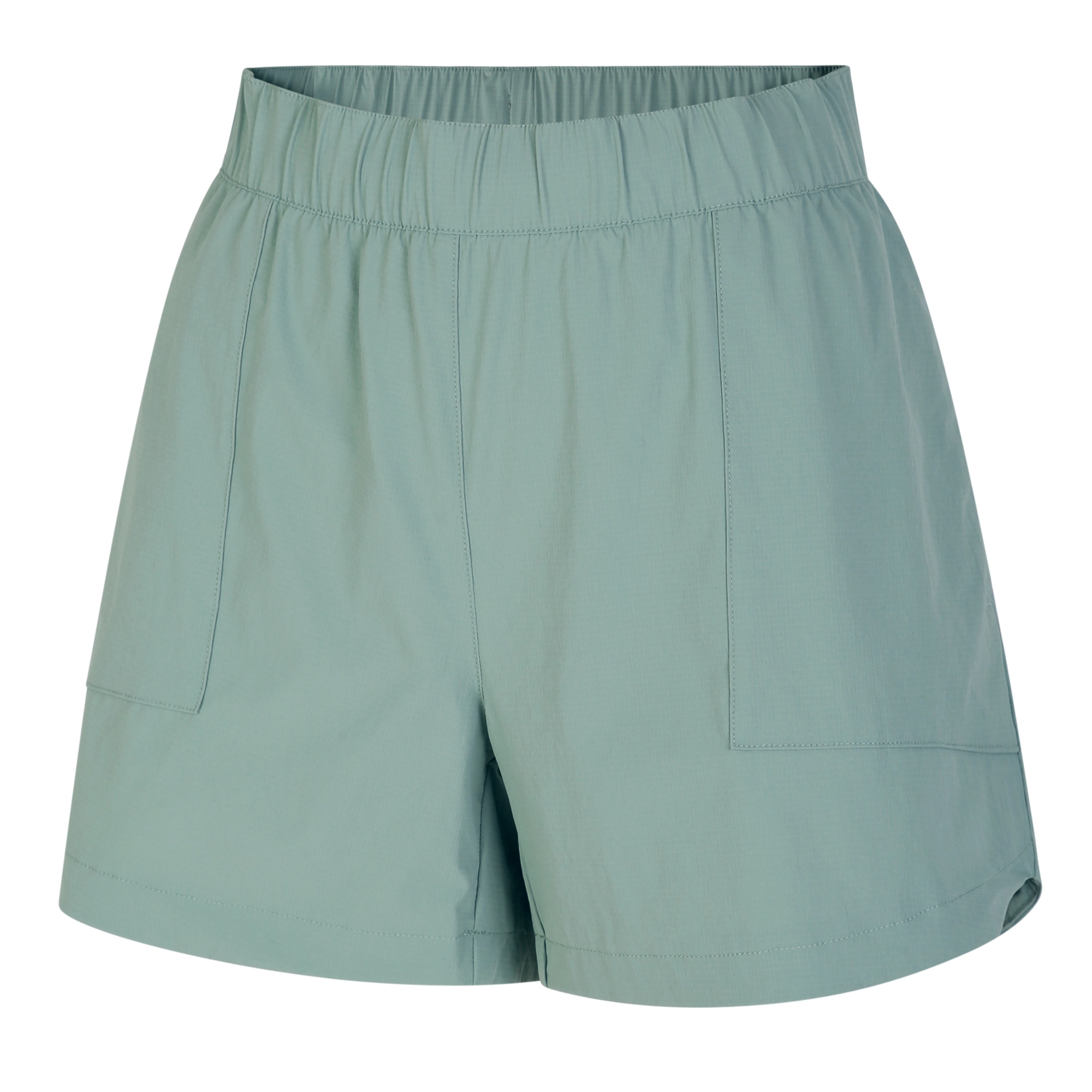 Le short Rapport pour femmes. Il est conçu avec une taille à élastique pour un ajustement parfait. Ce short comporte 2 poches la