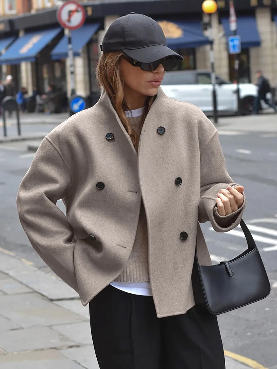 LUCIE | Manteau raffiné à boutons pour femme