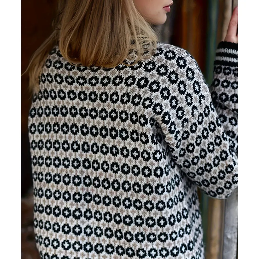 Lucy - Pull d'Hiver à Col Ronde pour Femmes - Chaleur légante pour la Saison