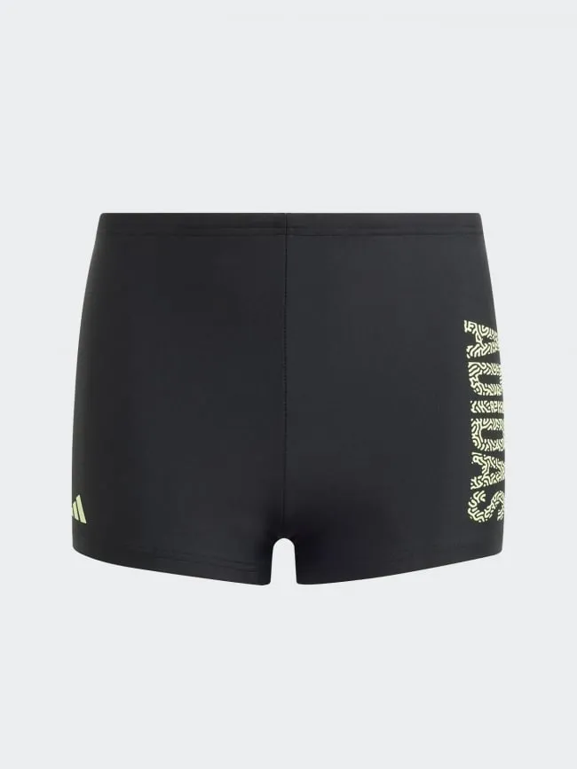 Maillot de bain boxer logo noir garçon - Adidas | wimod
