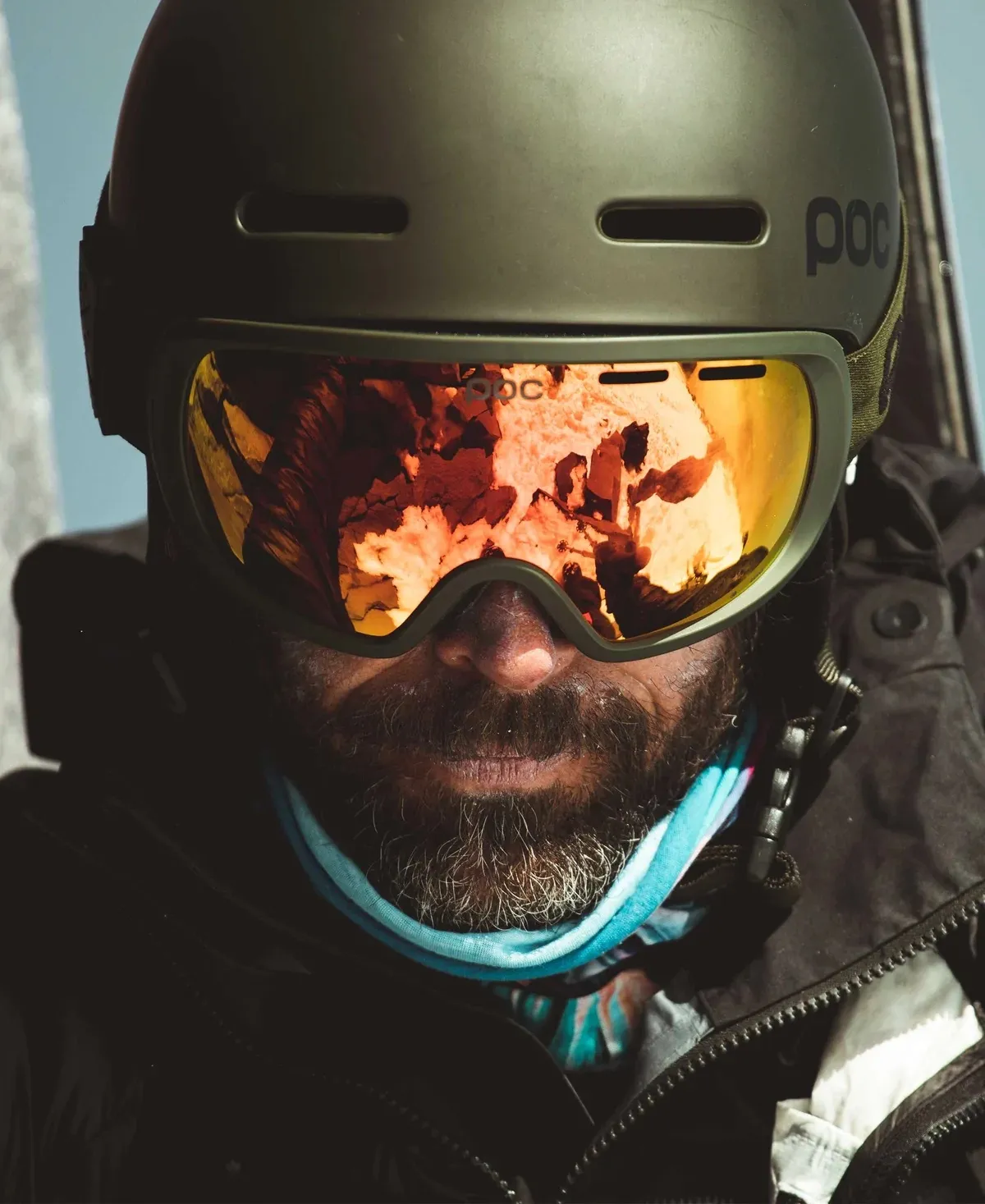 Masque de Ski POC Unisexe Fovea Clarity Pow JJ Bismuth Green
