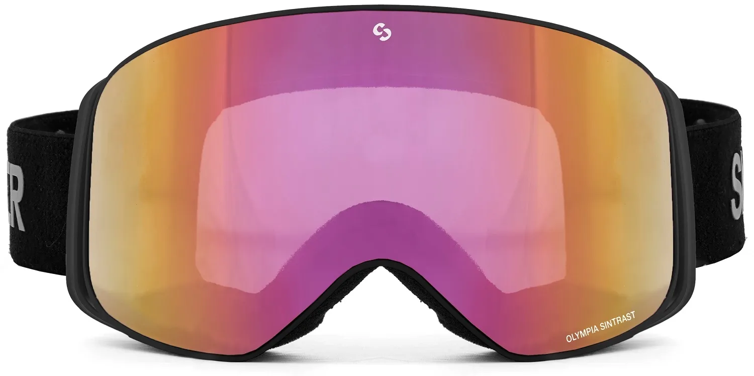 Masque de Ski Sinner Olympia + Matte Black Double Pink Sintrast