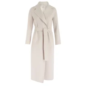Max Mara Manteau robe de chambre S Poldo, laine écrue