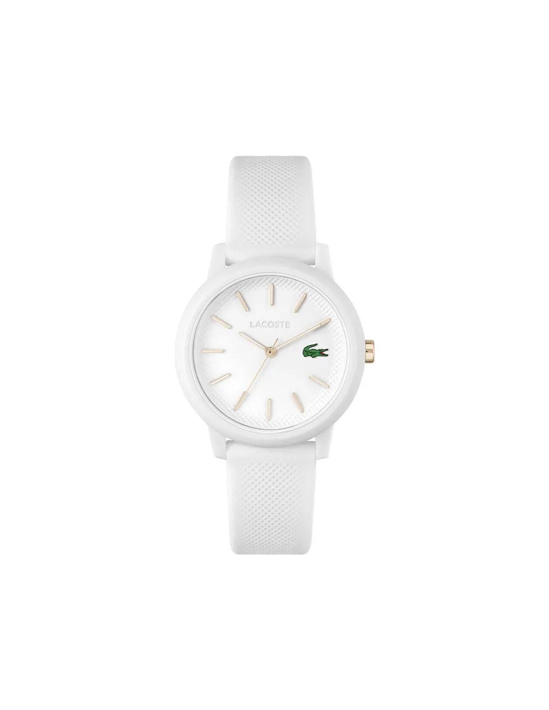 Montre 3 aiguilles, Lacoste 36mm boîtier TR90 blanc mat