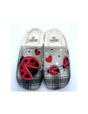 Mules Coccinelles Calzamur Suapel 55068017 Gris
